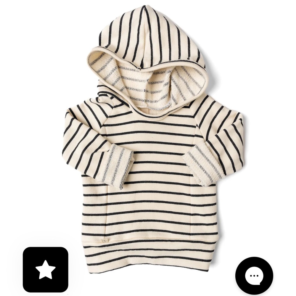 Childhoods clothing original stripe beach hoodie